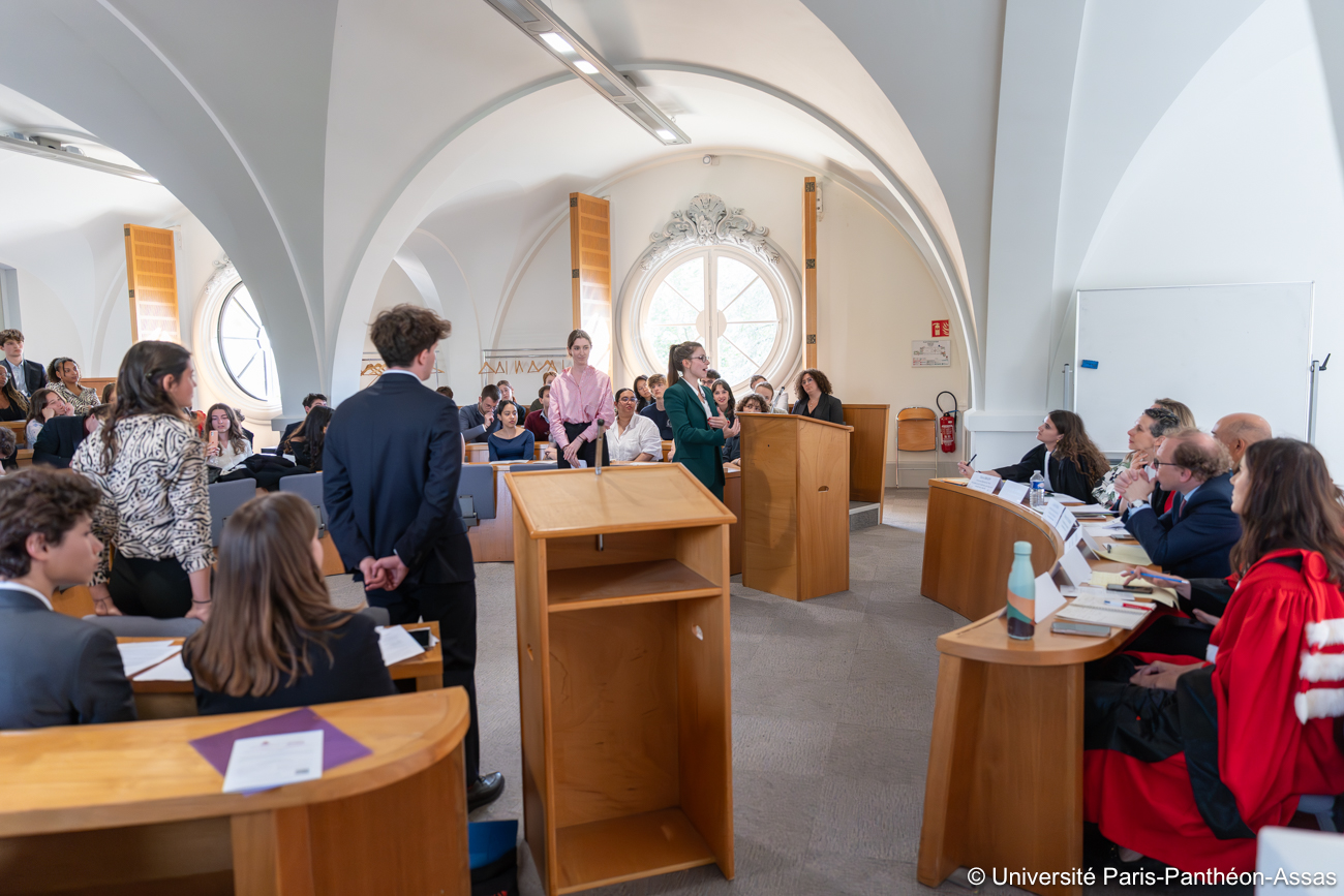 Photo de la finale du concours de plaidoyers 2024 du Collège de droit