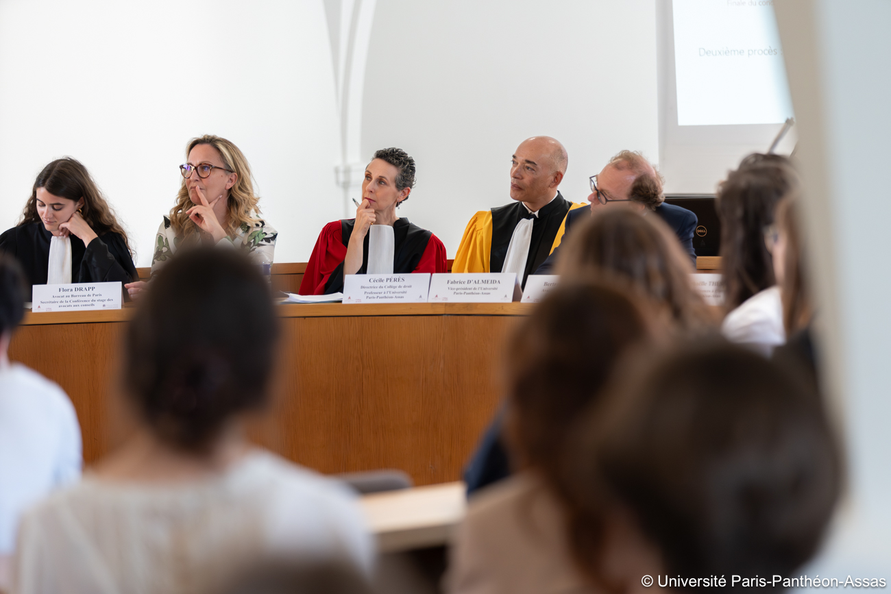 Photo de la finale du concours de plaidoyers 2024 du Collège de droit