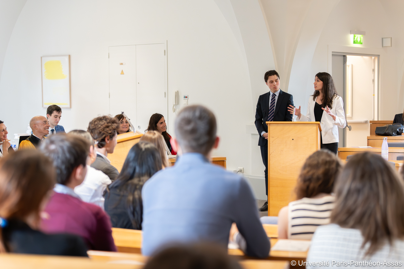 Photo de la finale du concours de plaidoyers 2024 du Collège de droit