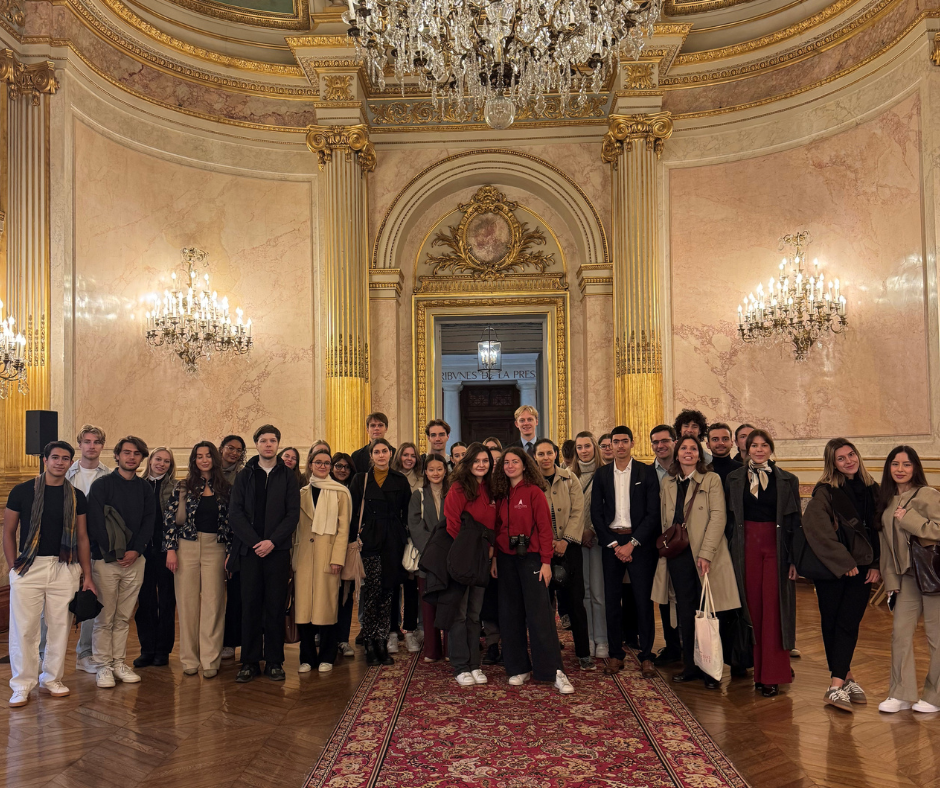 Visite des étudiants internationaux