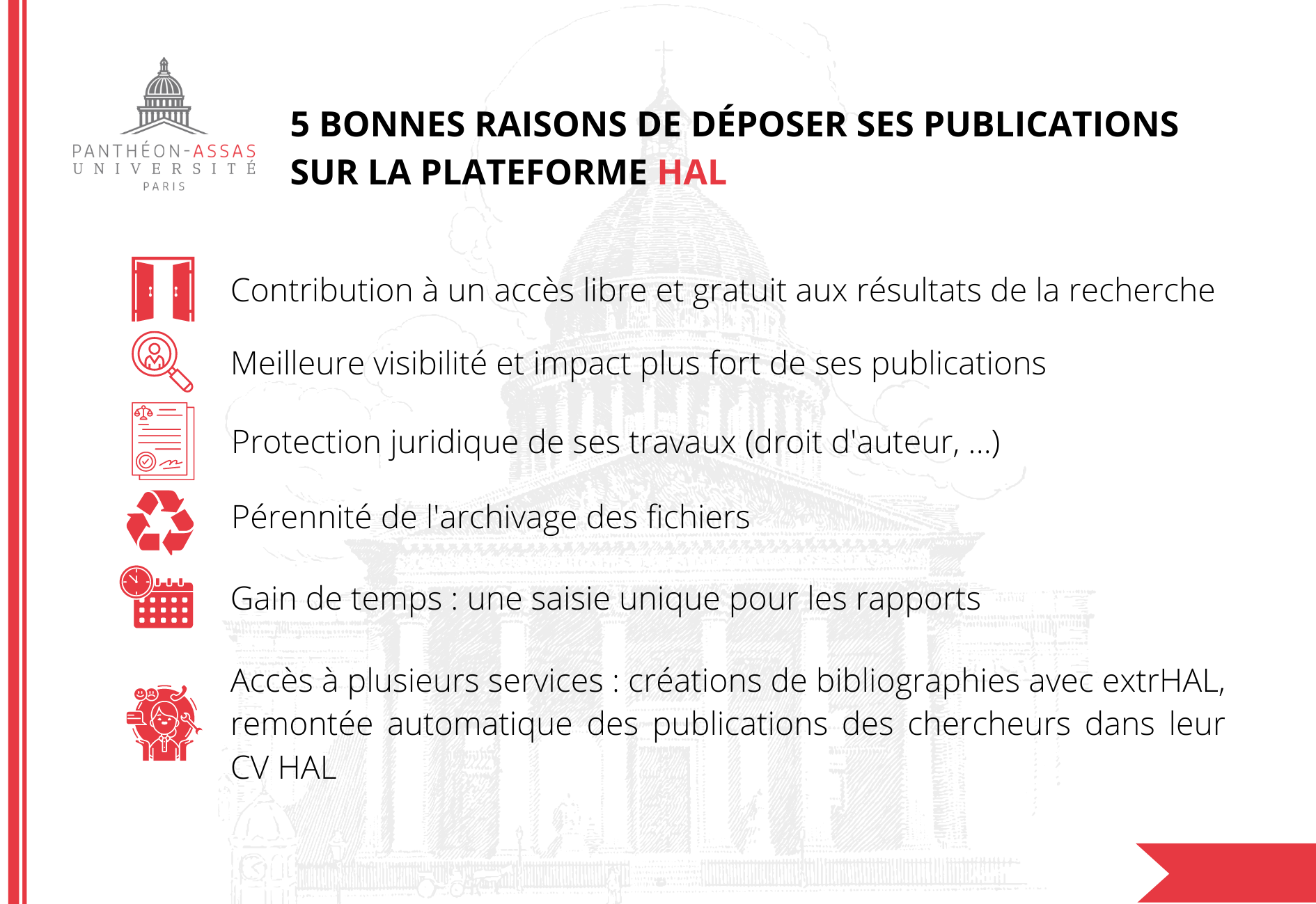 5 bonnes raisons de déposer dans le portail HAL Panthéon-Assas-Université