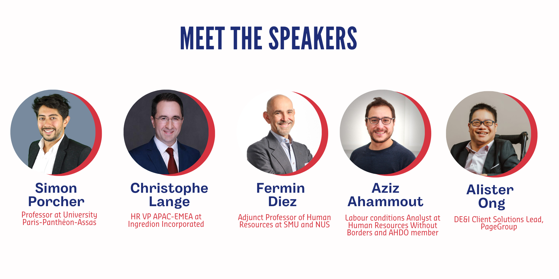 Meet the speakers