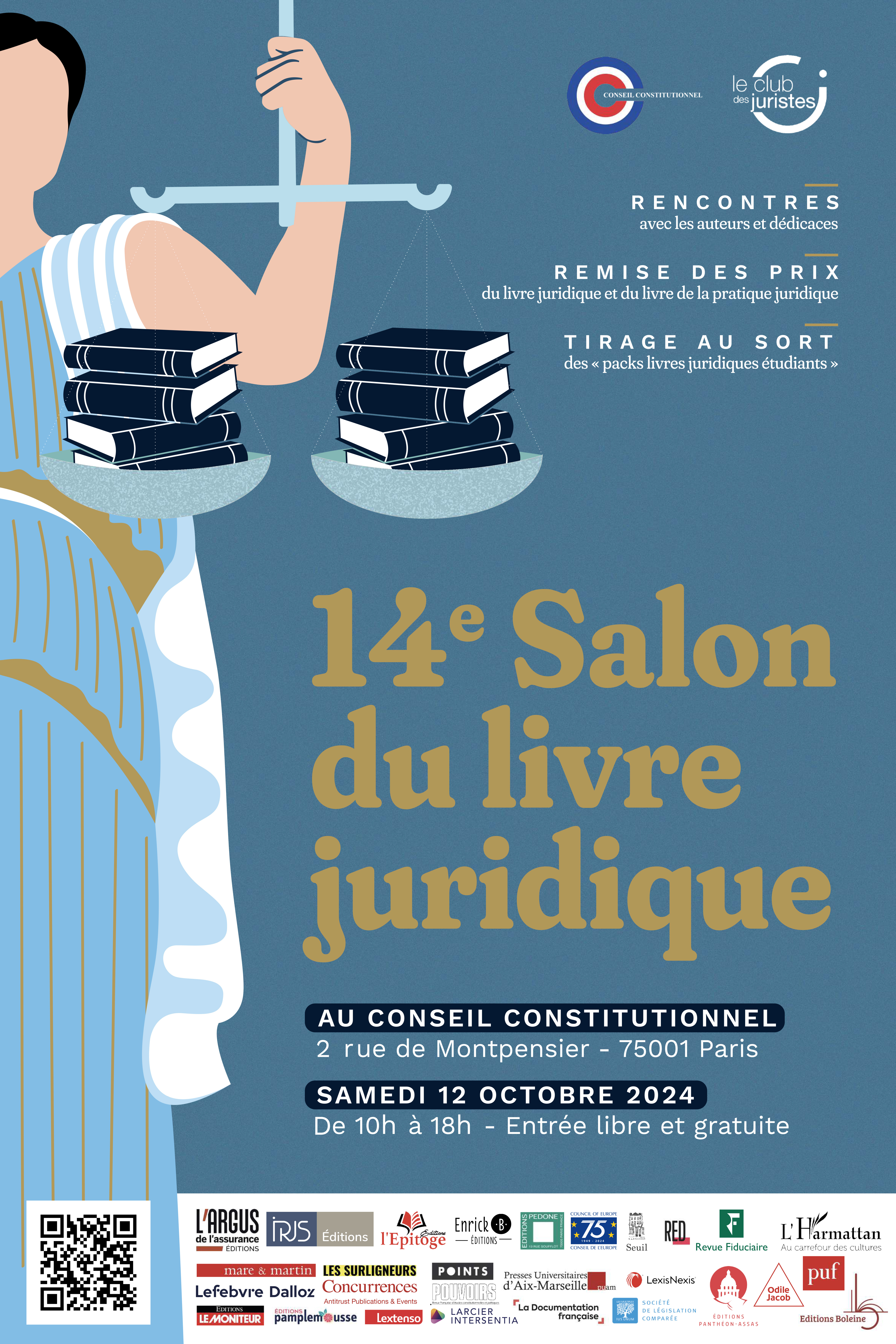 affiche Salon du livre juridique 2024