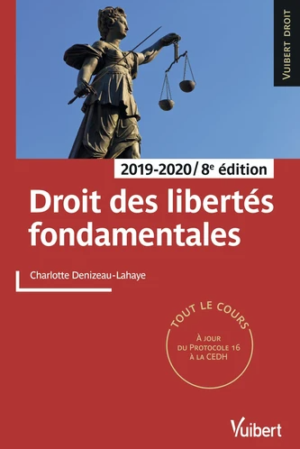 Couverture de l'ouvrage Droit des libertés fondamentales, 8e édition