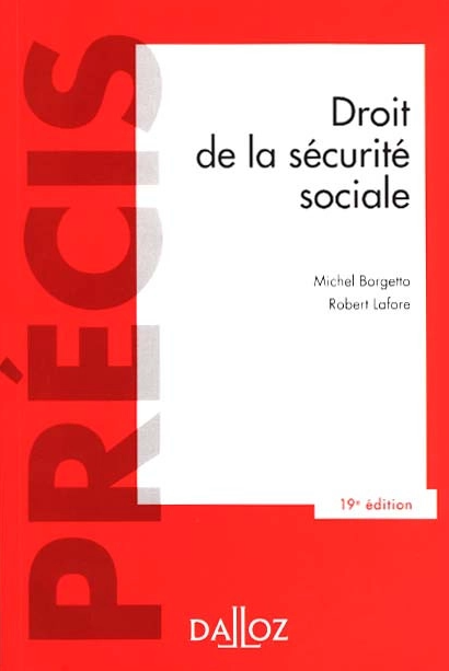 Couverture de l'ouvrage Droit de la sécurité sociale, 19e édition