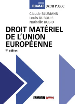 Couverture de l'ouvrage Droit matériel de l'Union européenne