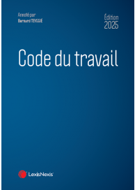 Couverture de l'ouvrage Code du travail édition 2025