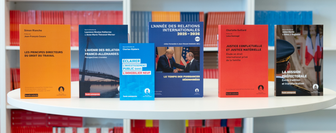 Ouvrages des Éditions Panthéon-Assas