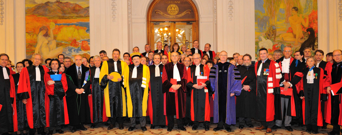 2010 Doctorat honoris causa en sorbonne