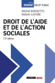 Couverture de l'ouvrage Droit de l'aide et de l'action sociales