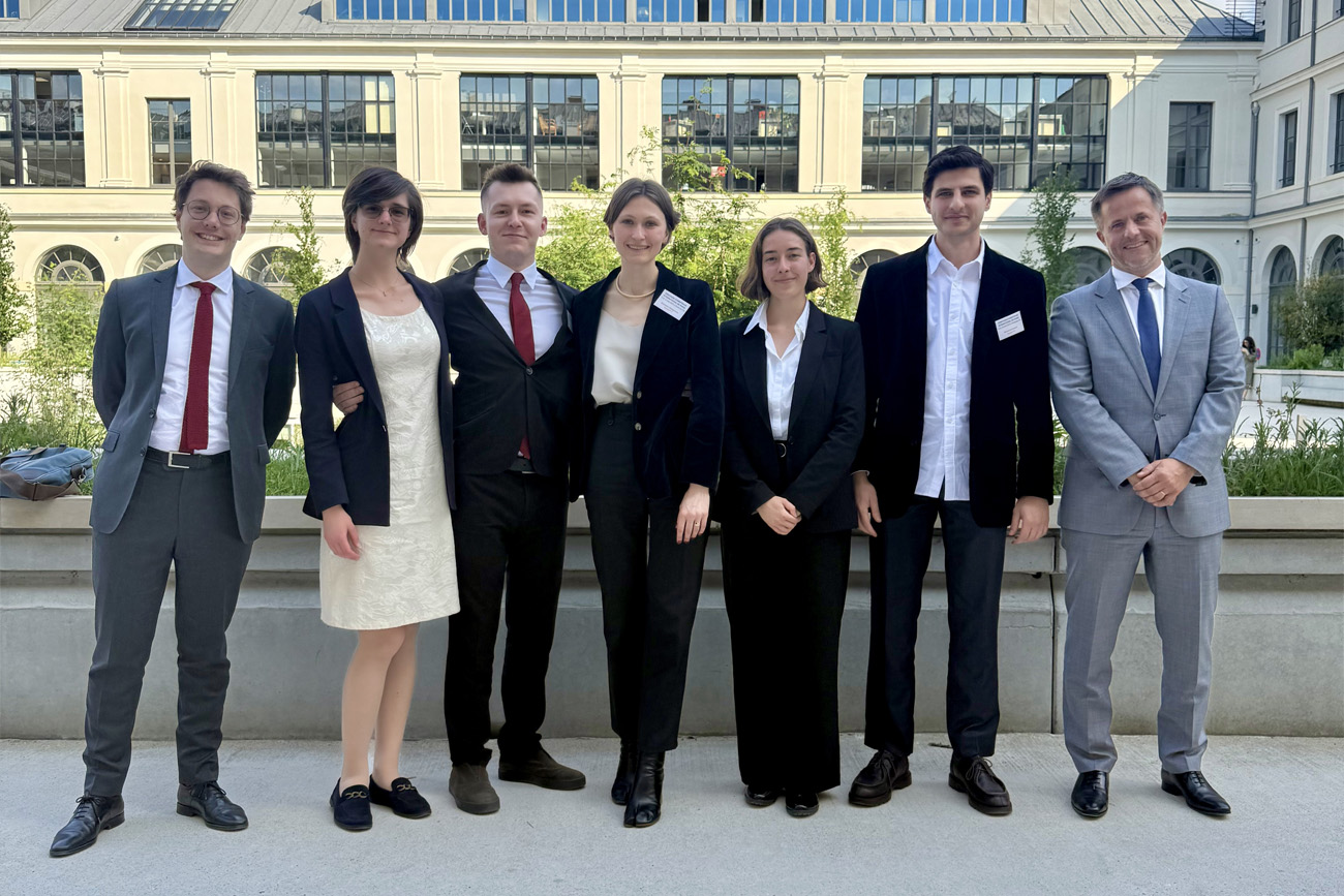 Etudiants lauréats du Concours d’Arbitrage International de Paris